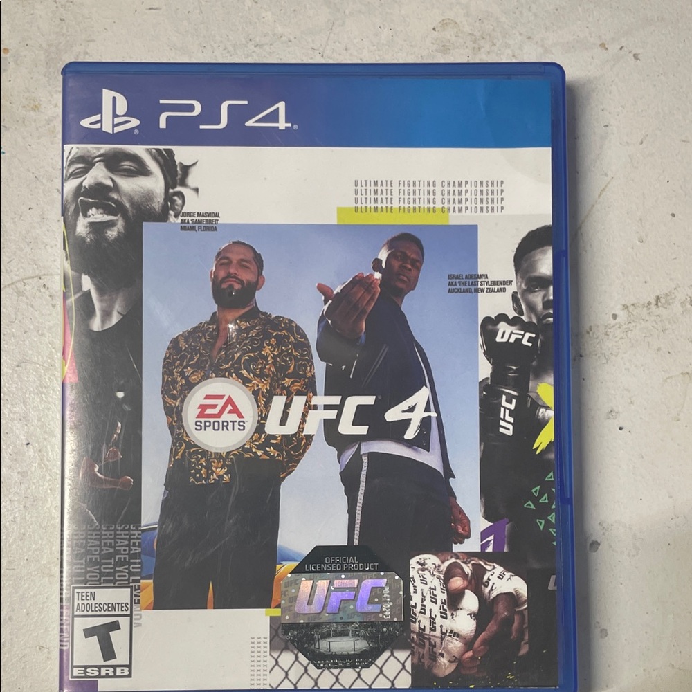 UFC 4 for PS4 - Blue Case
